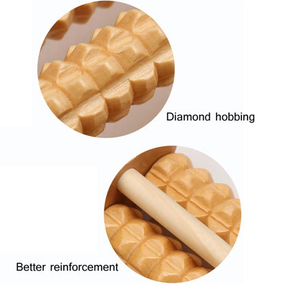 Traditional Wooden Roller Foot Massager