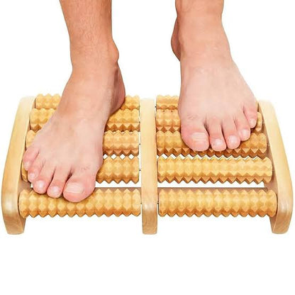 Traditional Wooden Roller Foot Massager